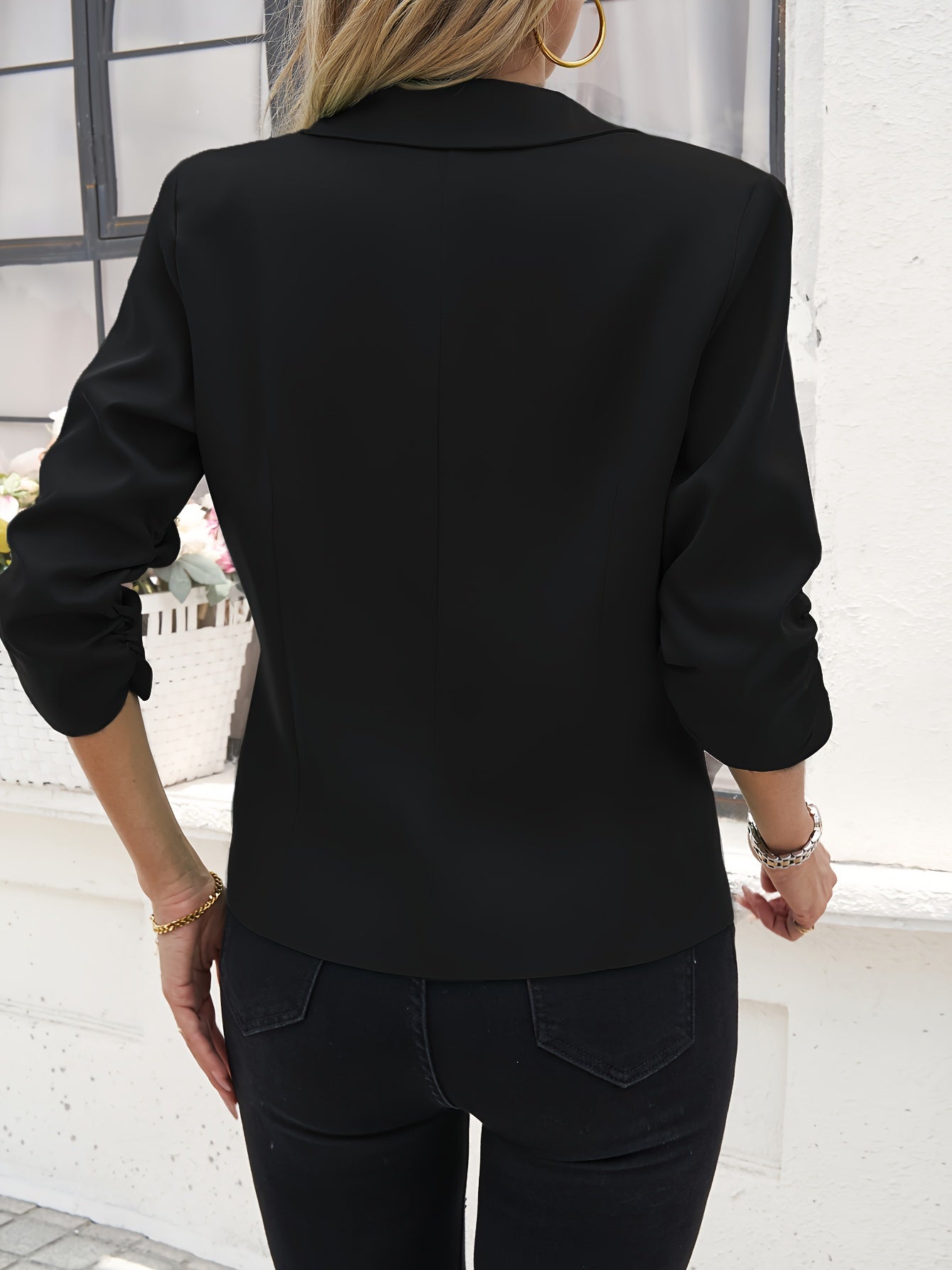 VitaBlaze™ – Eleganter Langblazer für Damen mit stilvollem Revers