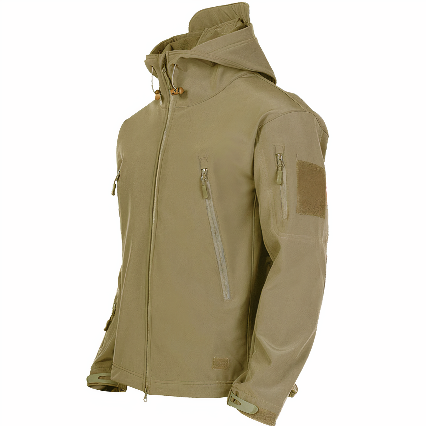 Wasserdichte Kapuzenjacke im Armee-Stil - Dawson