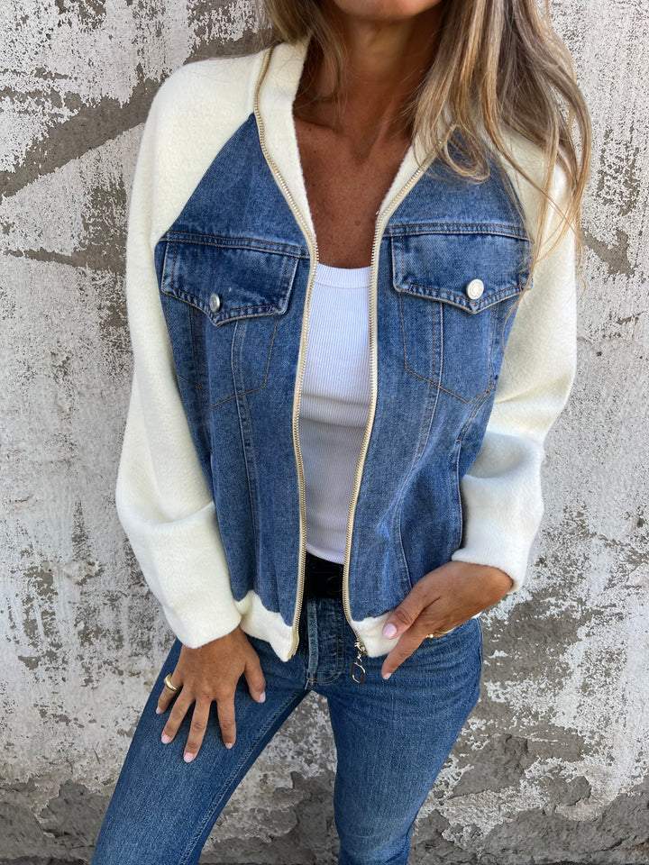 Elarova |  Weiche Reißverschlussjacke für Damen