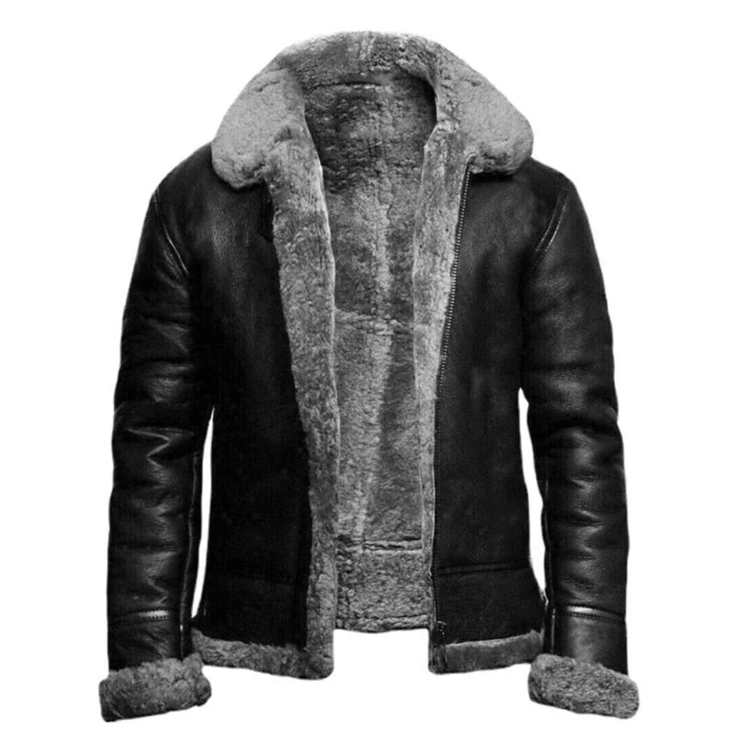 Elarova | Weiche Reißverschlussjacke für Herren