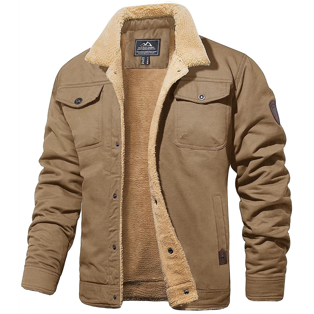 FrostShield™ – Robuste Herren Winter Bomberjacke