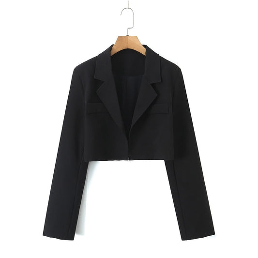 Elarova |  Wickel-Blazer für Damen in kürzerer Form