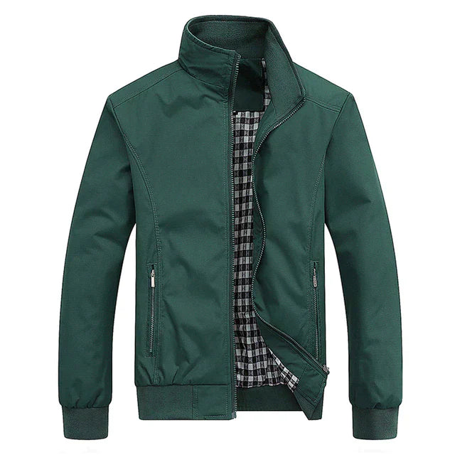 Elarova | Winddichte Herrenjacke mit hohem Kragen