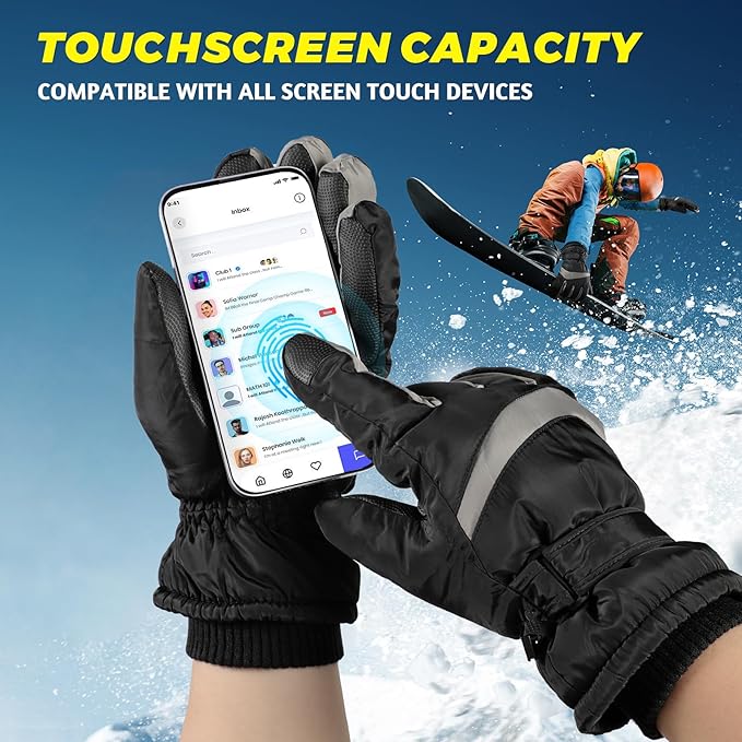 Winter Thermische Fleece Touchscreen-Handschuhe