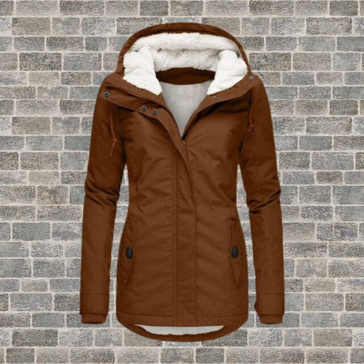 Elarova |  Winterjacke mit Kapuze für Damen