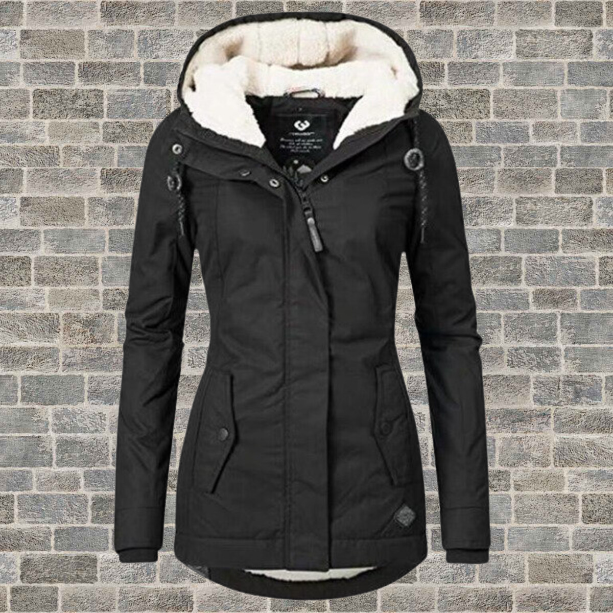 Elarova |  Winterjacke mit Kapuze für Damen
