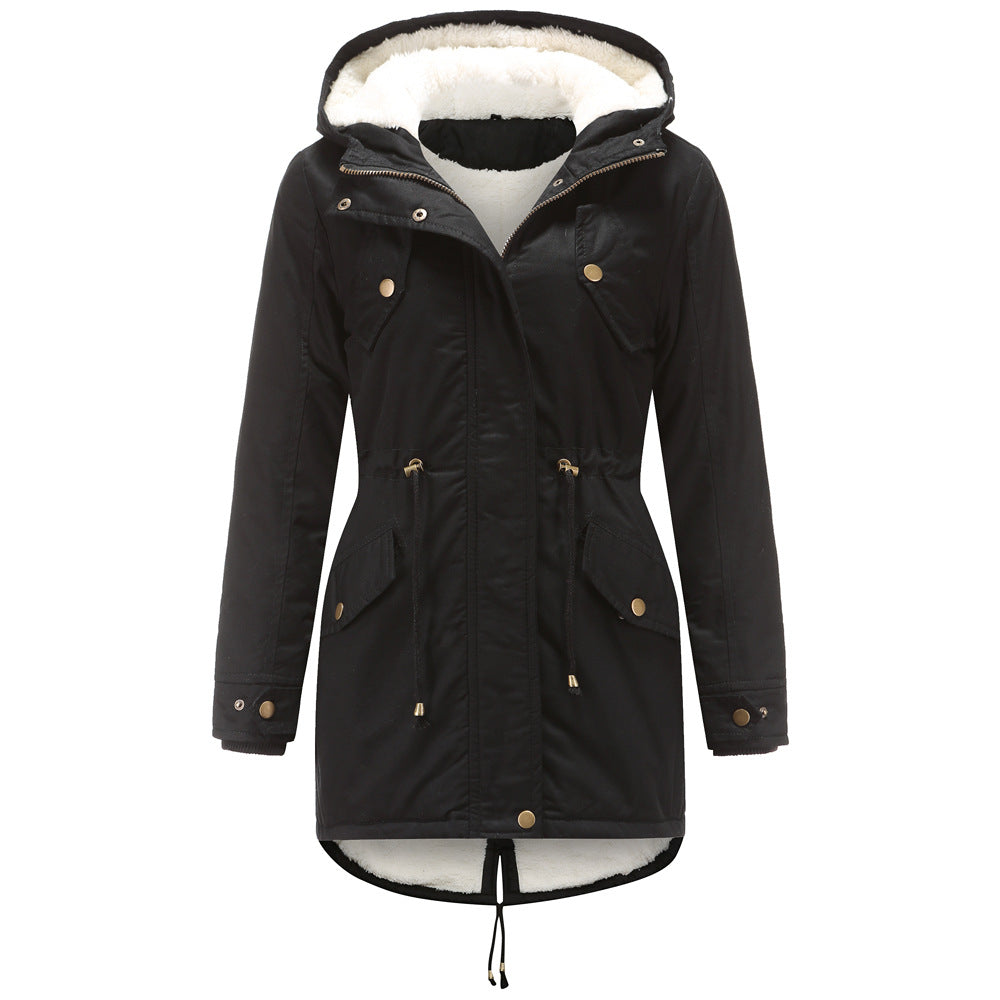 Elarova |  Winterjacke mit Kordelzug für Damen