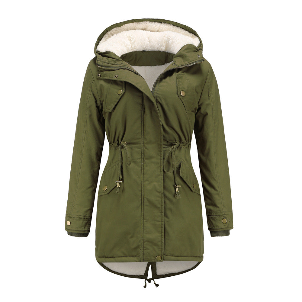 Elarova |  Winterjacke mit Kordelzug für Damen