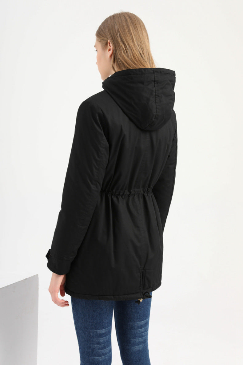 Elarova |  Winterjacke mit Kordelzug für Damen