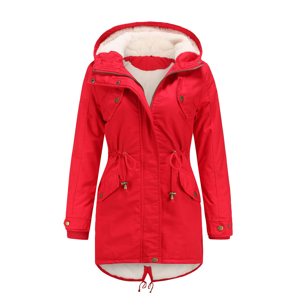 Elarova |  Winterjacke mit Kordelzug für Damen