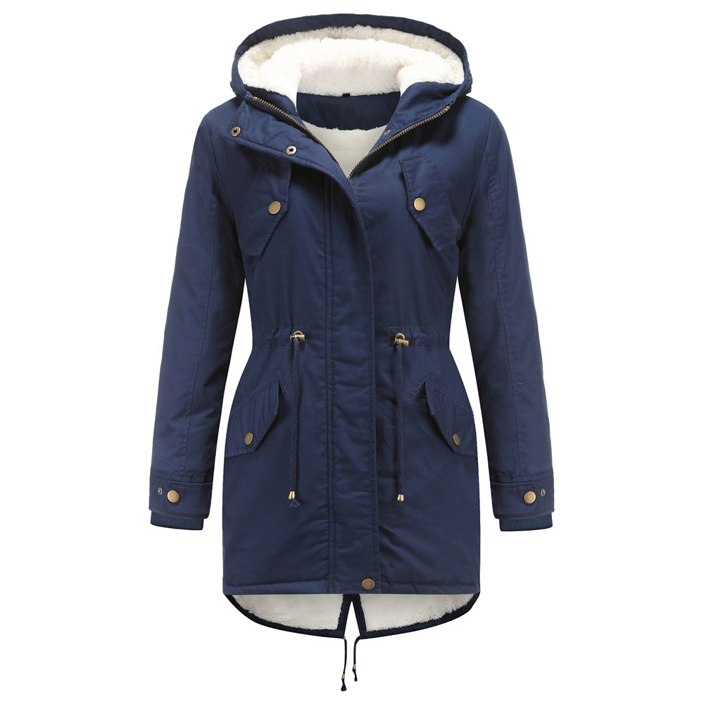 Elarova |  Winterjacke mit Kordelzug für Damen