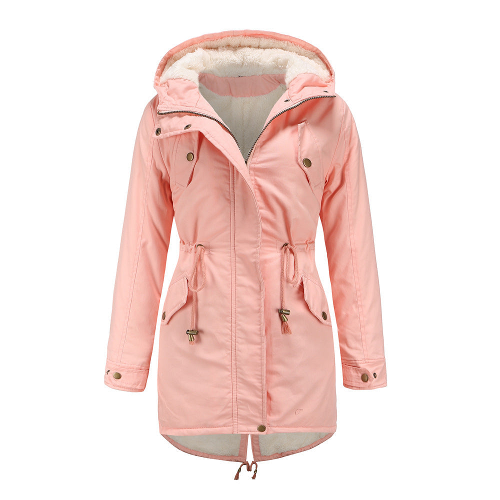 Elarova |  Winterjacke mit Kordelzug für Damen