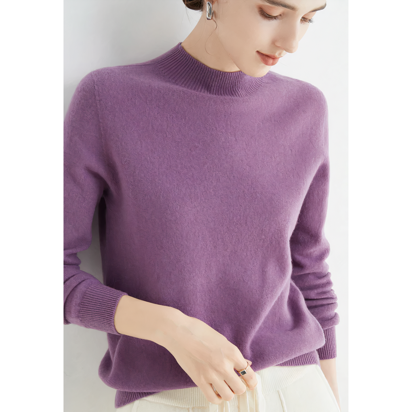 LuxeWeave™ – Premium Kaschmir Strickpullover Damen