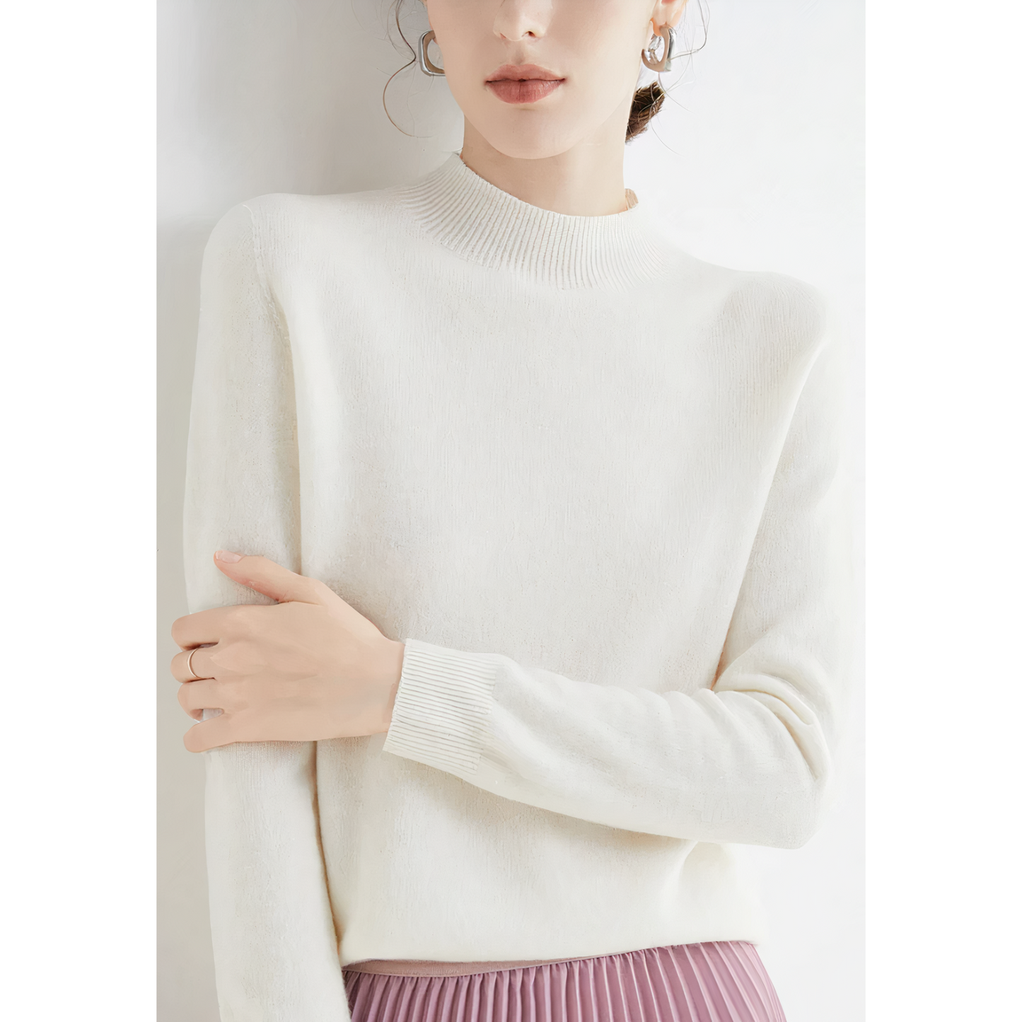 LuxeWeave™ – Premium Kaschmir Strickpullover Damen