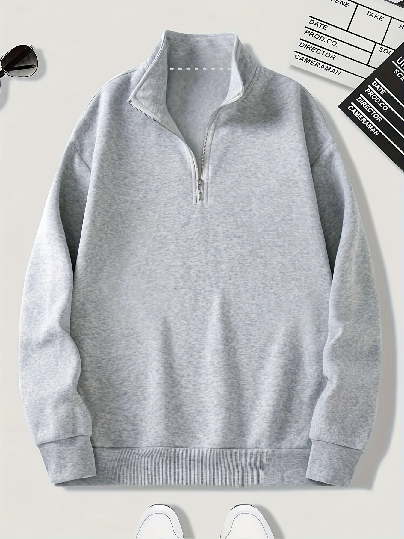 ZipVista™ – Herren Sweatshirt mit komfortablem Viertelreißverschluss