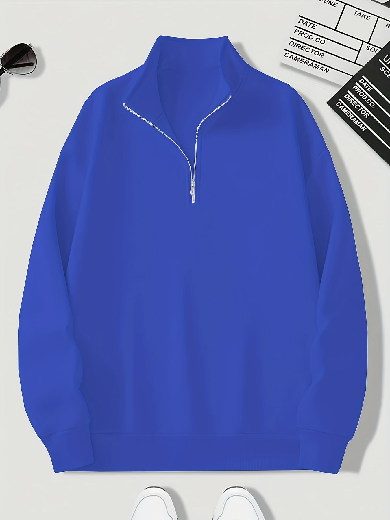 ZipVista™ – Herren Sweatshirt mit komfortablem Viertelreißverschluss