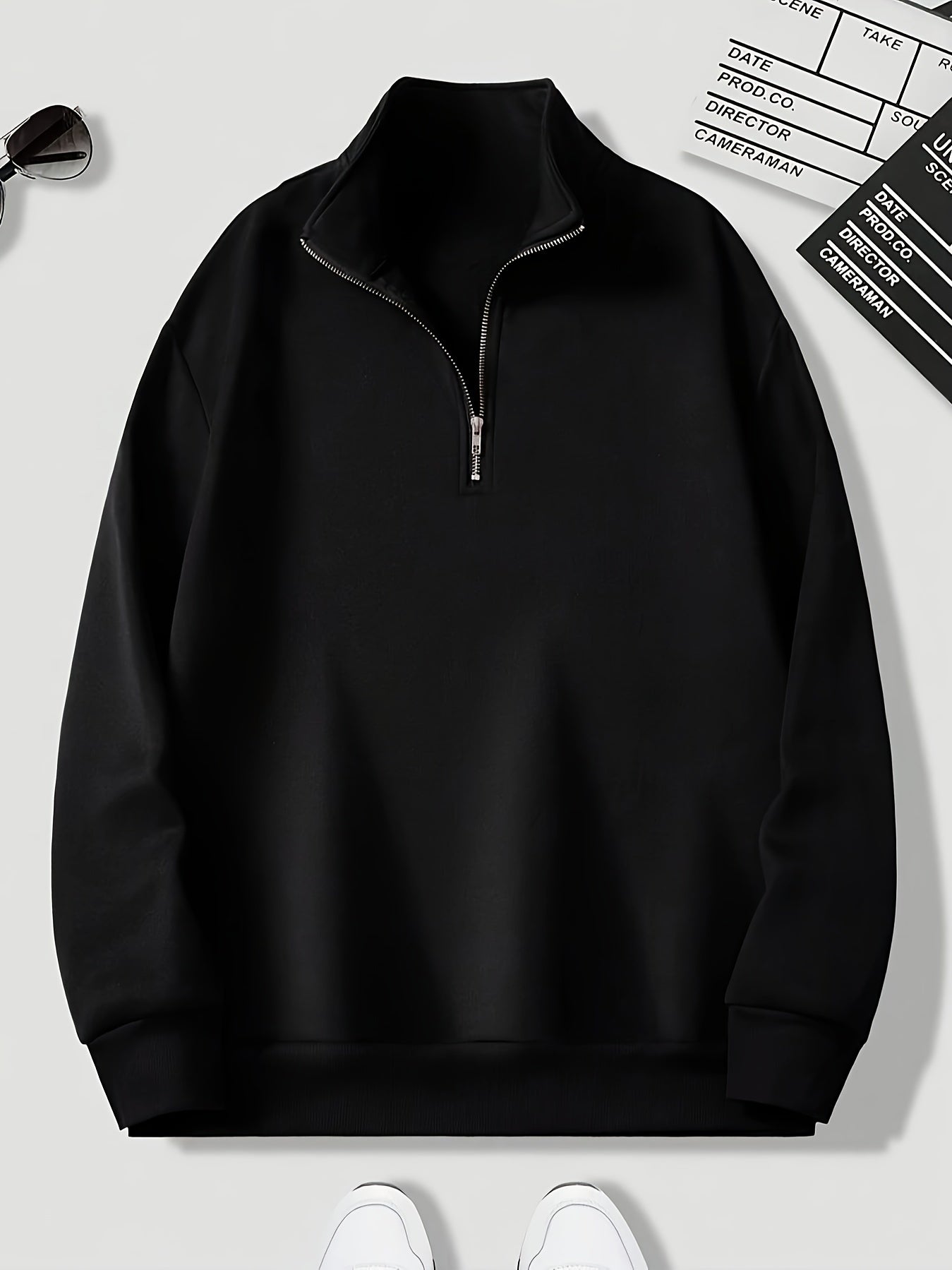 ZipVista™ – Herren Sweatshirt mit komfortablem Viertelreißverschluss
