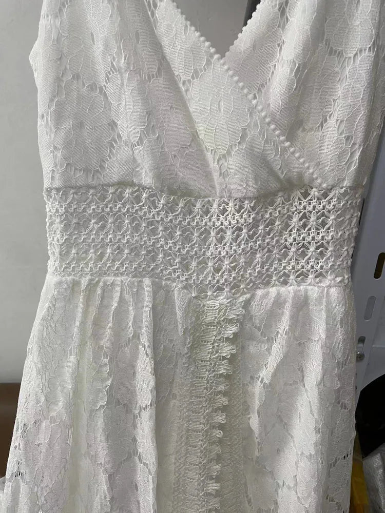 Leinen-Overall Damen Locker Leinenoverall Sommer