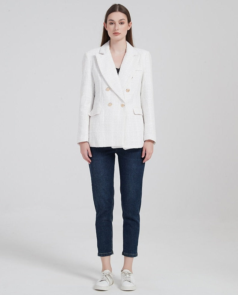 Elarova |  Zweireihiger Blazer für Damen