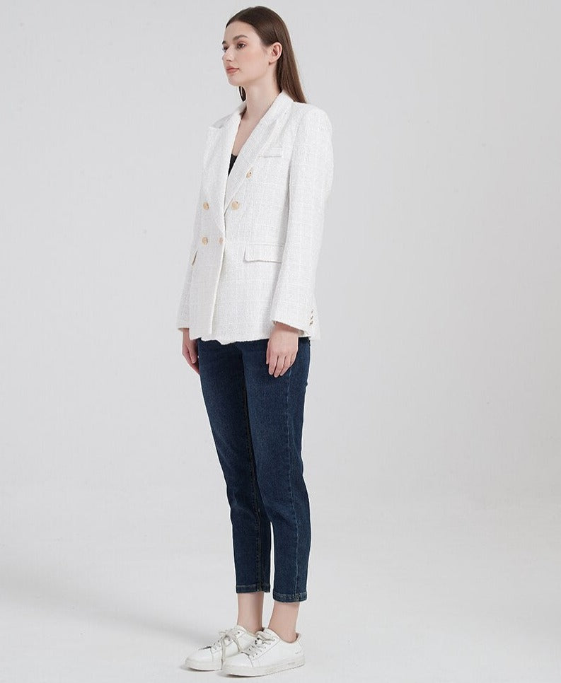 Elarova |  Zweireihiger Blazer für Damen