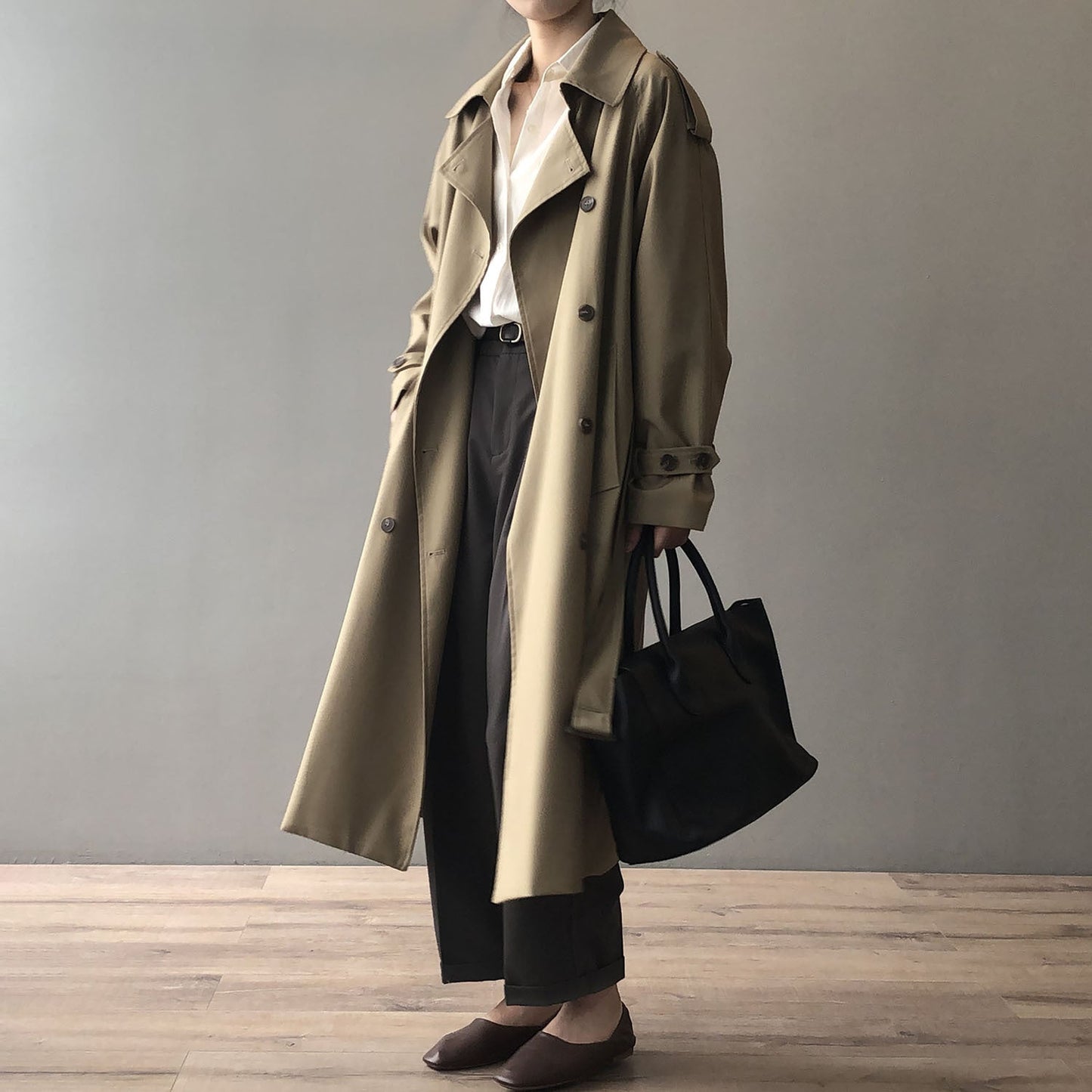 Elarova |  Zweireihiger Trenchcoat für Damen