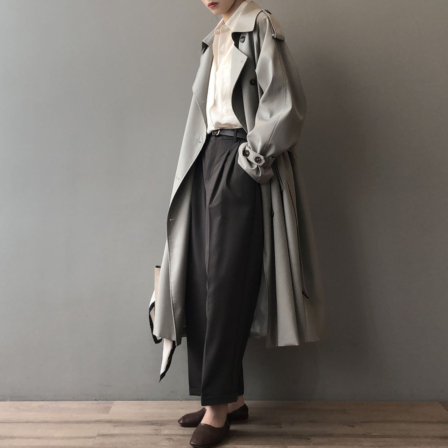 Elarova |  Zweireihiger Trenchcoat für Damen
