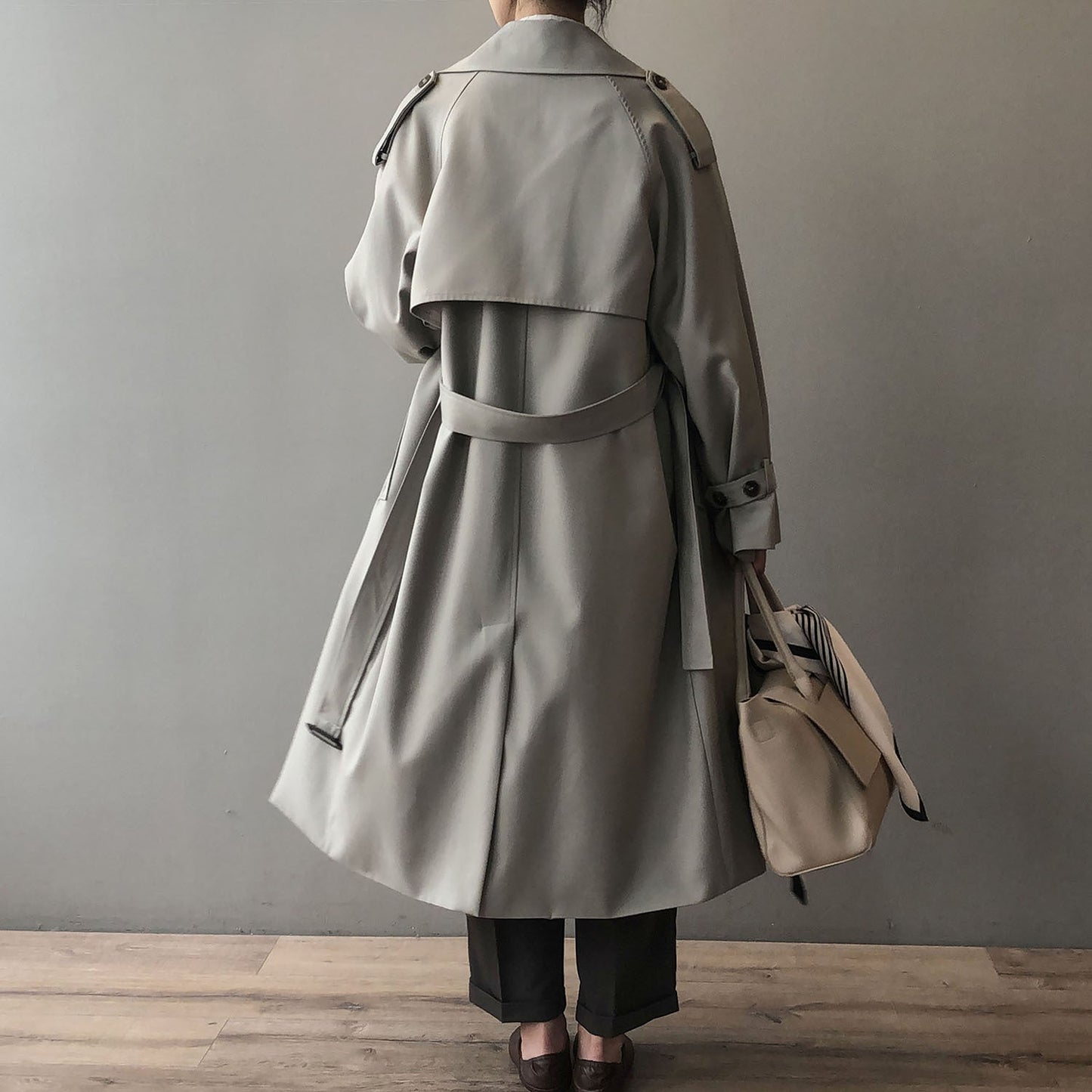 Elarova |  Zweireihiger Trenchcoat für Damen
