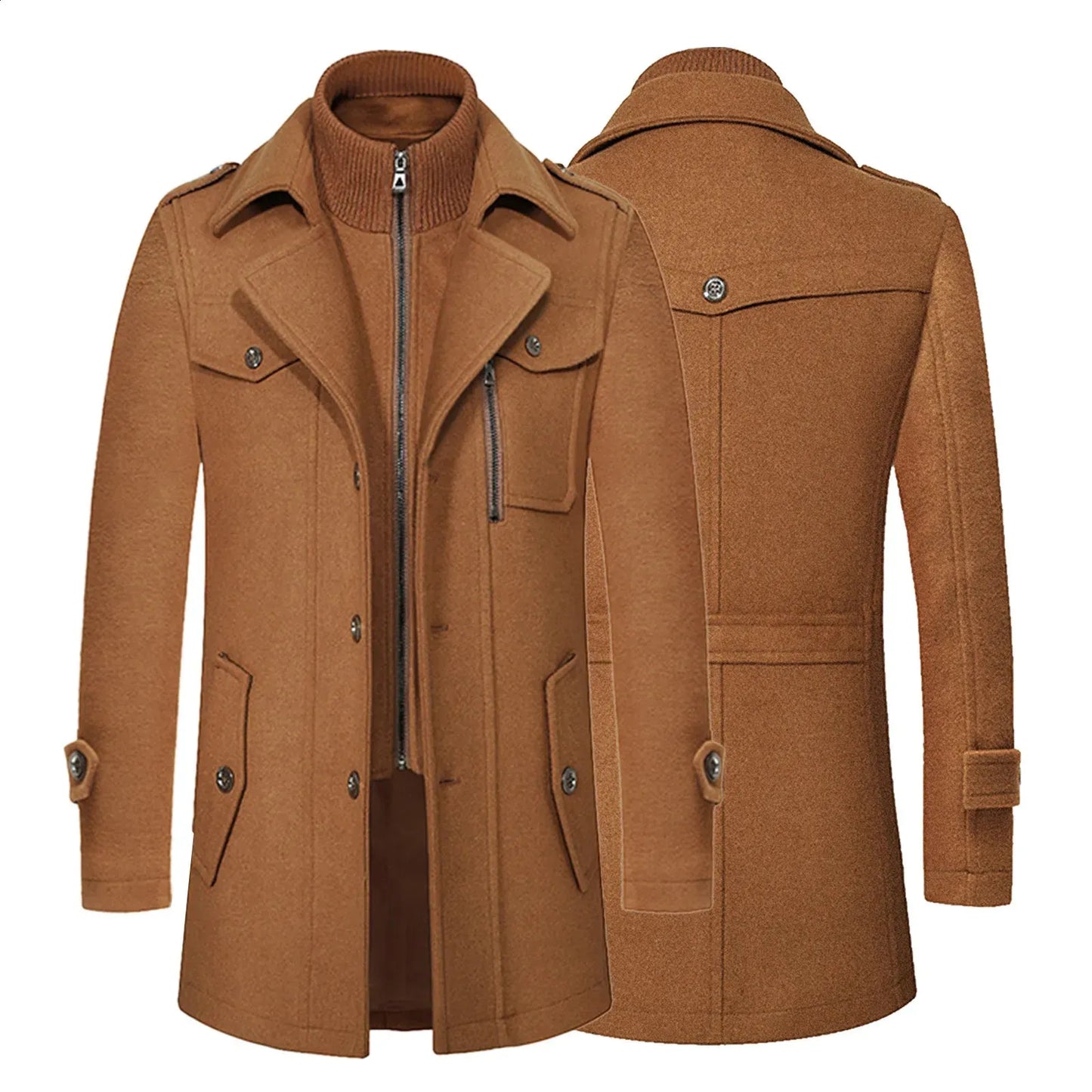 PrestigeCoat™ – Eleganter Herren Wintermantel mit Premium-Wärmeisolierung