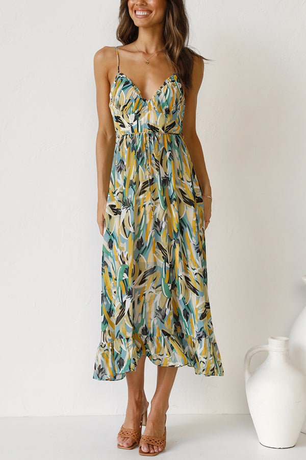 Variant image for Charity™ – Damen Midikleid Mit Figurschmeichelnder Silhouette & Farbenfrohem Design-5
