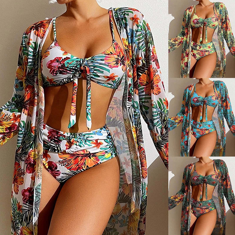 Alice™ – Damen Bikini Set mit Blumenmuster Atmungsaktiv & Bequem 2