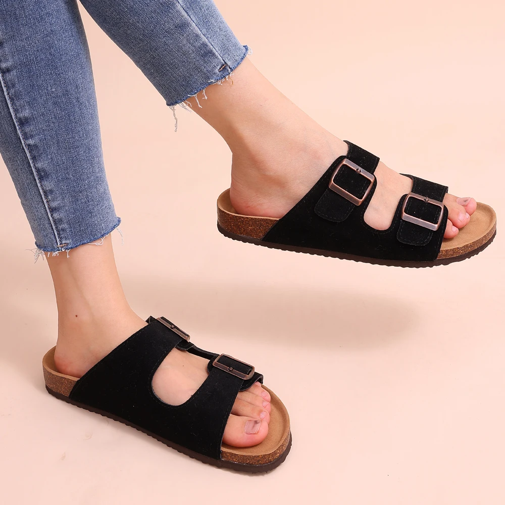 Wolff™ – Damen Sandalen mit Kork-Fußbett für Bequemlichkeit und Stil-2