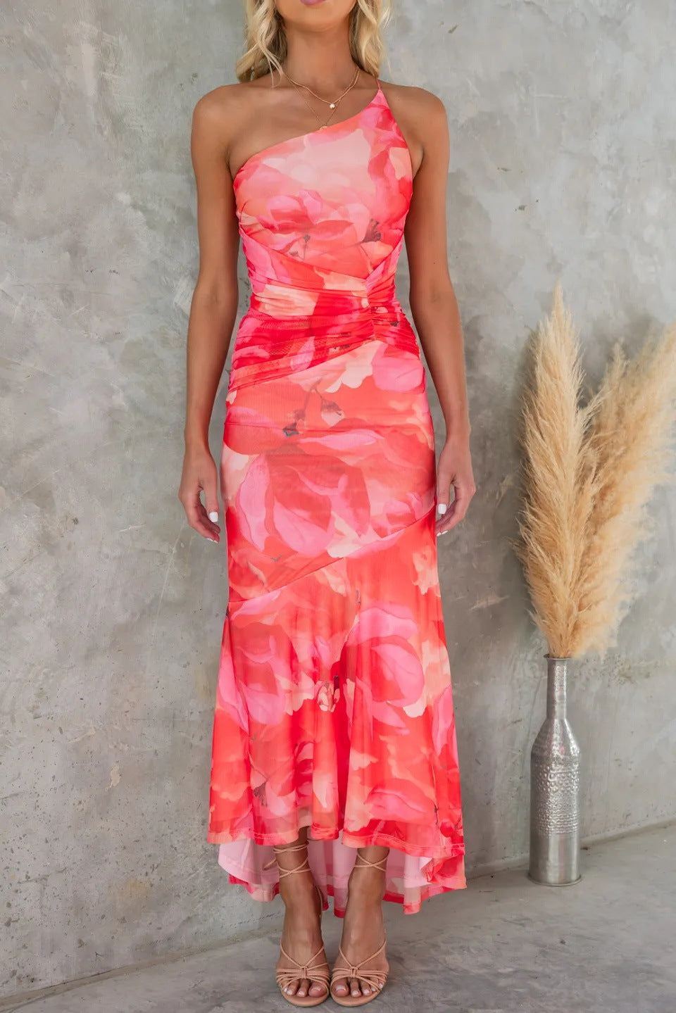Xantres™ – Damen Kleid Hochzeitsgast Elegante Vielseitigkeit mit V-Ausschnitt-3