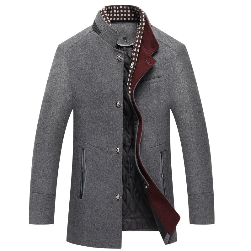 RegalWool™ – Eleganter Herren-Wollmantel für Winter