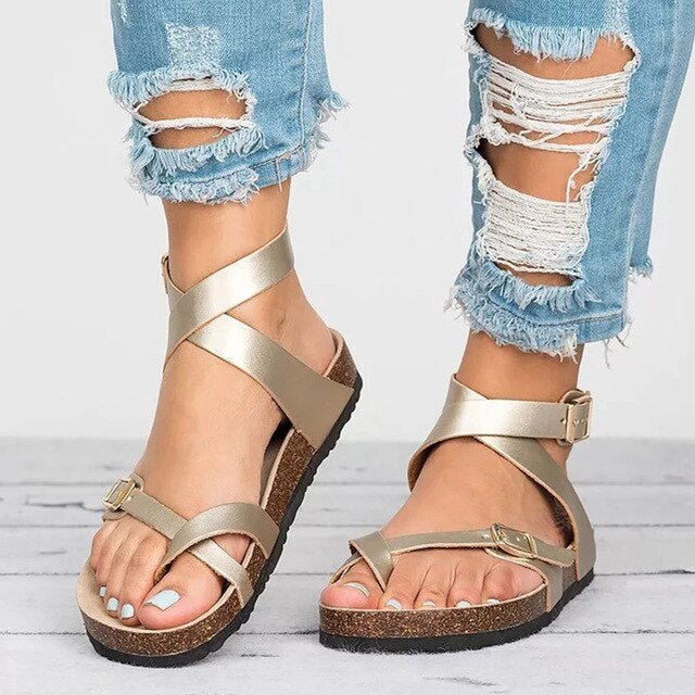 Elegante Damen Sandalen Selena Schuhe Sommer
