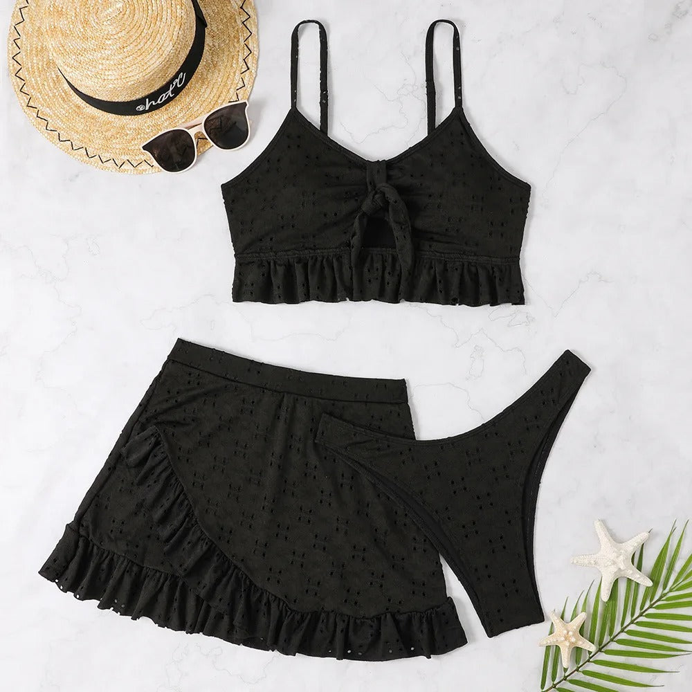 Variant image for Anika™ – Damen Rüschenset Bikini mit Brazilian-Style und Verspieltem Design-5