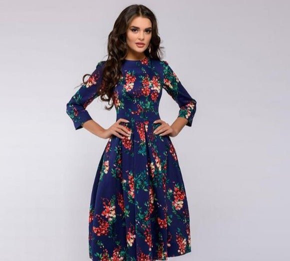 Variant image for Retrozo™ – Damen Kleid im Eleganten Retro-Stil Figurbetont & Vielseitig-29