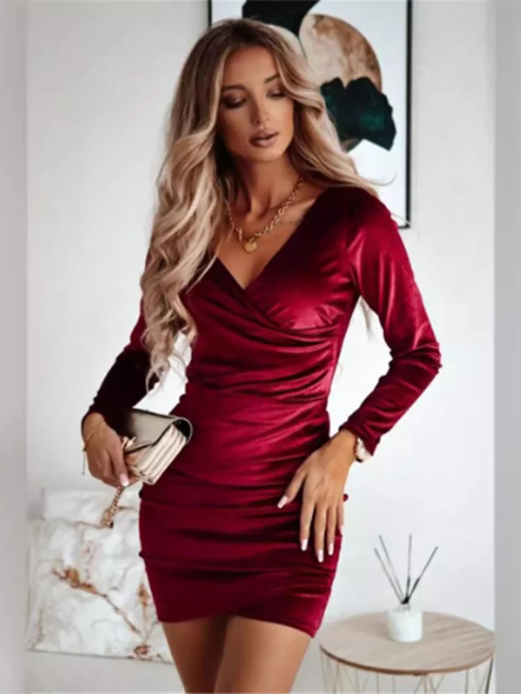 Variant image for EleganceChic™ – Damen Abendkleid mit V-Ausschnitt für Stilvolle Anlässe-16