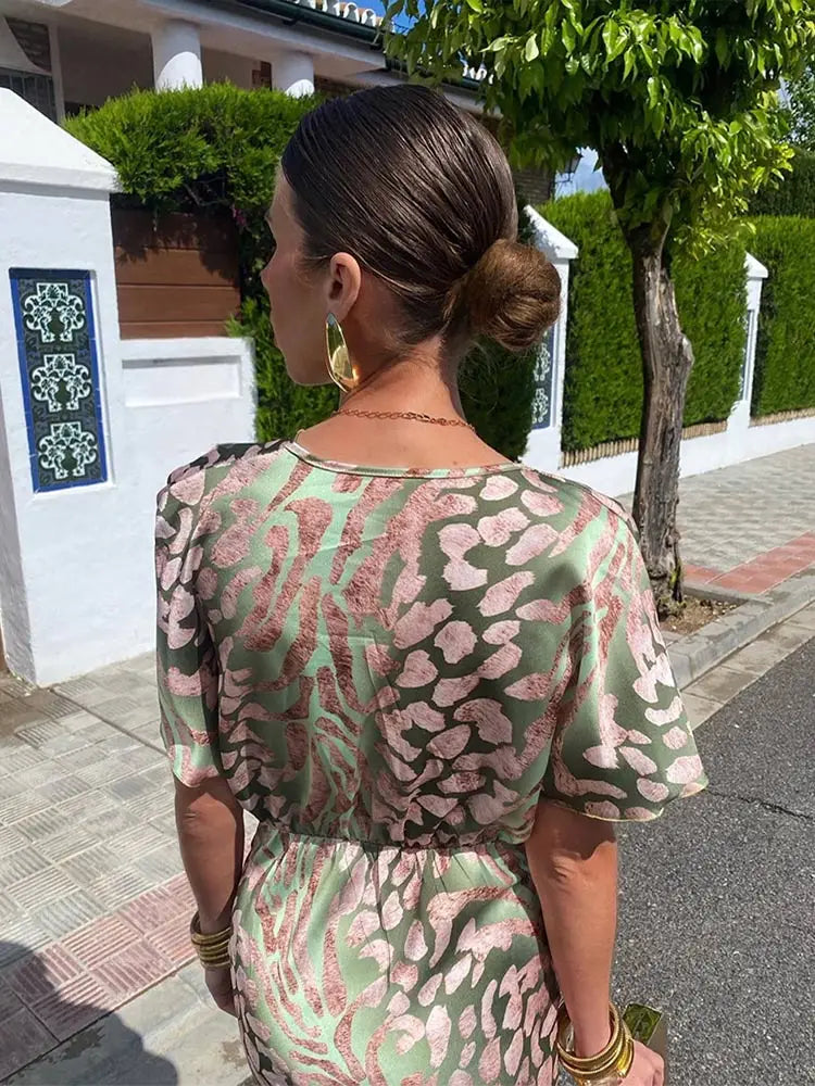 Valeana™ – Damen Abendkleid mit V-Ausschnitt Eleganz & Komfort-5