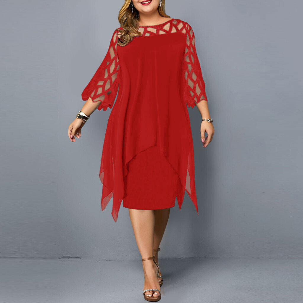 Variant image for Elegave™ – Damen Midi-Kleid mit Eleganter Spitze und O-Ausschnitt-36