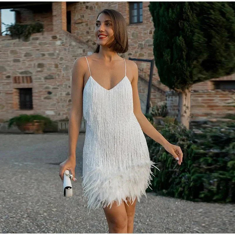 Samba™ – Damen Cocktailkleid Schwarz mit Struktur für Festliche Anlässe-3