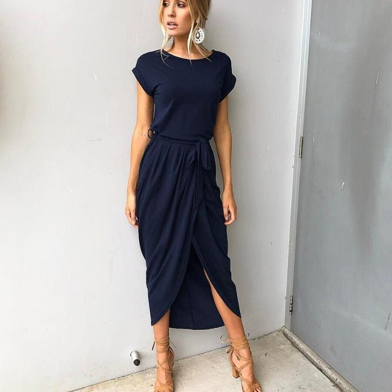 Variant image for WOLF™ – Damen Kleid Kurzarm Elegant & Figurbetont für Festliche Anlässe-30