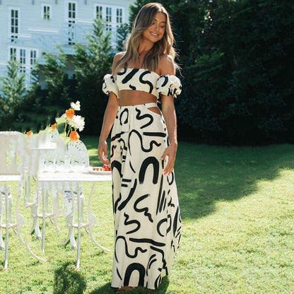 Damen Boho Kombi Leicht & Stilvoll Zweiteilig