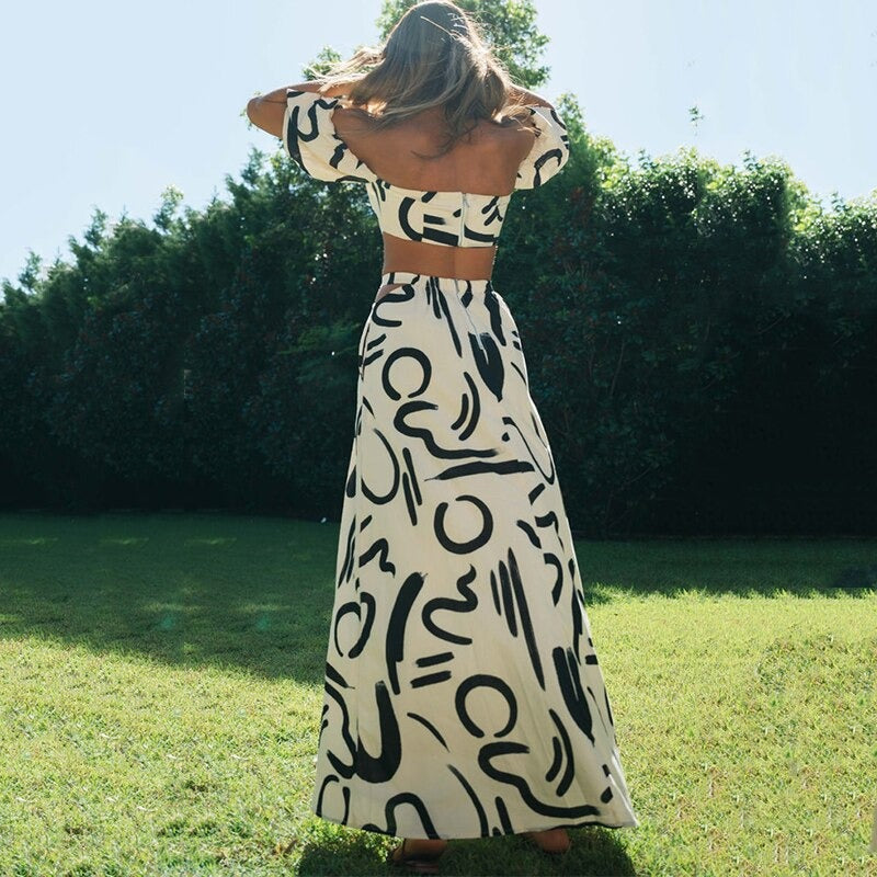 Damen Boho Kombi Leicht & Stilvoll Zweiteilig