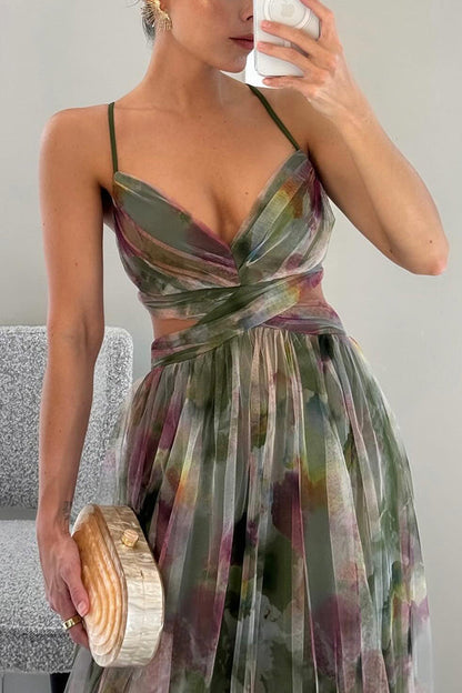 Shicelegance™ – Damen Kleid Hochzeitsgast mit Verstellbarer Schnürung Elegant-5