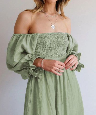 Langes Sommerkleid Damen Maxi Kleid Celina - Elarova