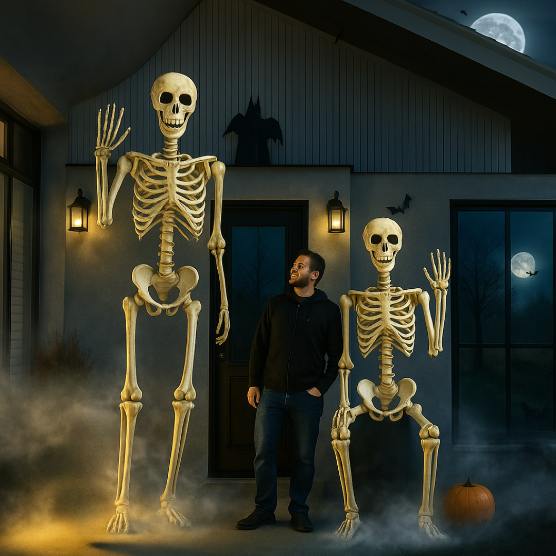 Riesige Halloween Skelett Dekoration Außen