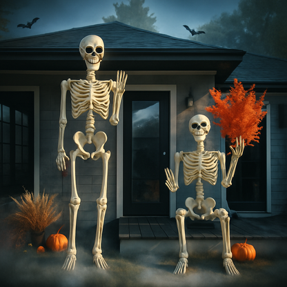 Riesige Halloween Skelett Dekoration Außen - Elarova