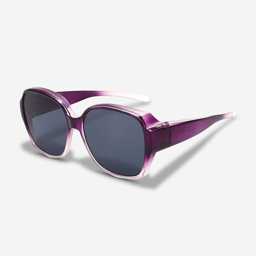 Brille mit integrierter Sonnenbrille Clip-On