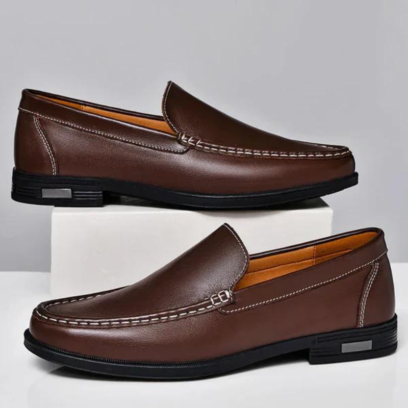 Lederslipper Italienisch Echtes Leder Emilio