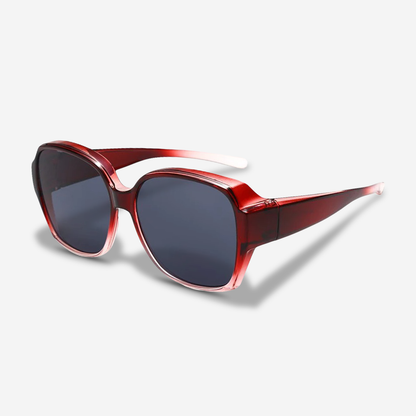 Brille mit integrierter Sonnenbrille Clip-On